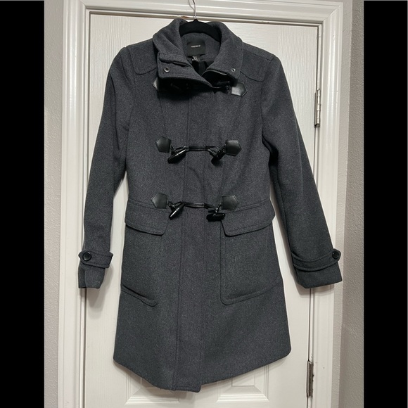 Forever 21 Funnel Neck Toggle Duster - Picture 4 of 16